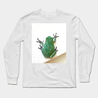 Tree Frog *on house Long Sleeve T-Shirt